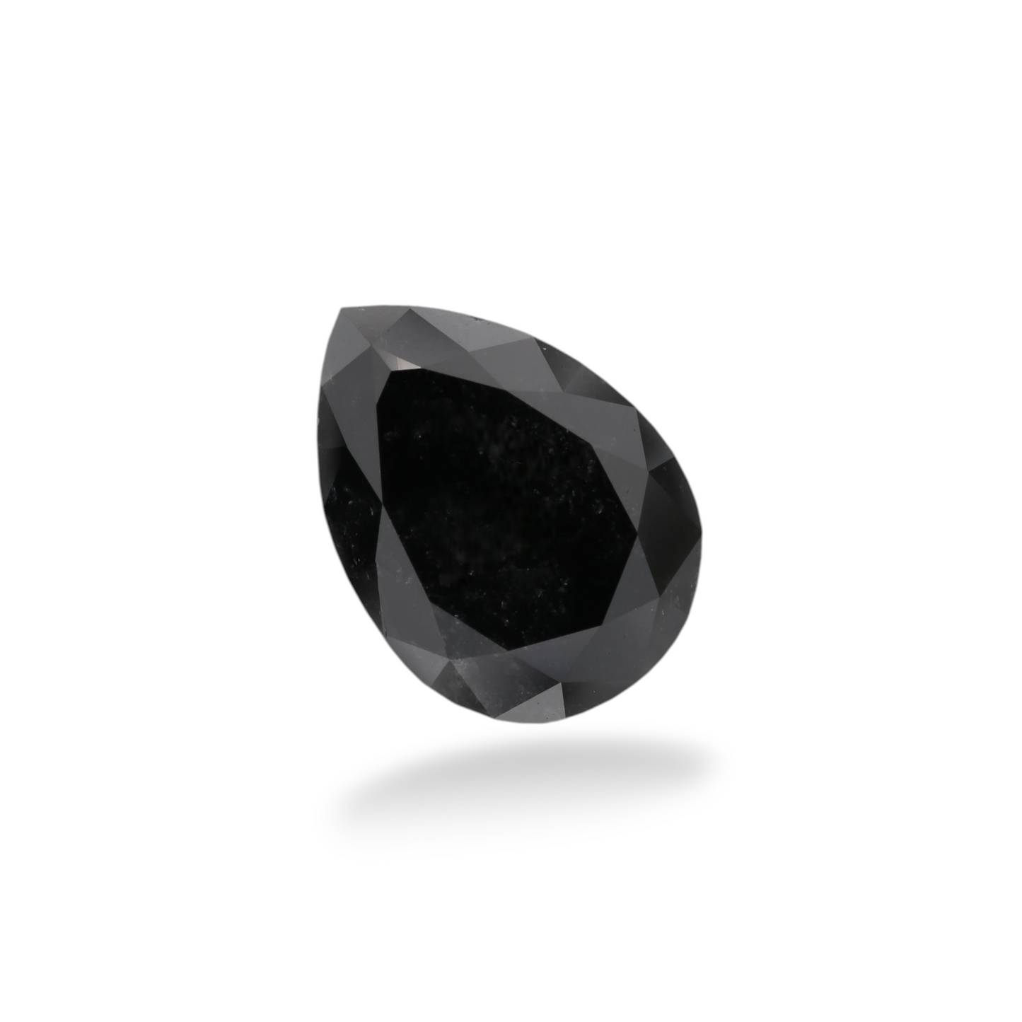 2,94 Karat natürlicher schwarzer Birnendiamant (GIA-geprüft)