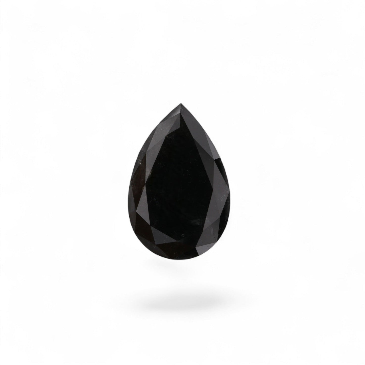 3,27 Karat natürlicher schwarzer Birnendiamant (GIA-geprüft)