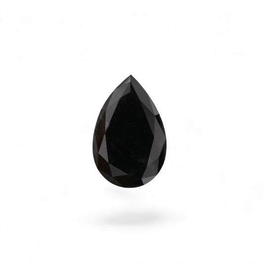 3,27 Karat natürlicher schwarzer Birnendiamant (GIA-geprüft)