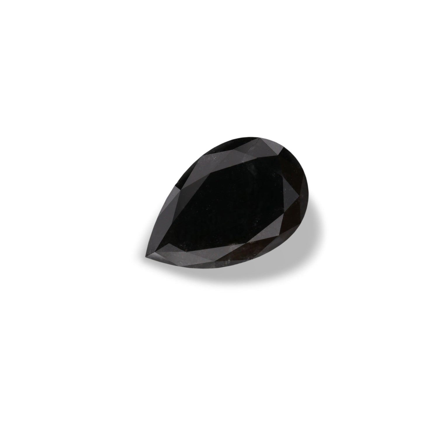 3,27 Karat natürlicher schwarzer Birnendiamant (GIA-geprüft)