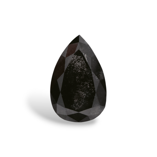 1,67 Karat natürlicher dunkelgrauer Birnen-Diamant, GIA-zertifiziert