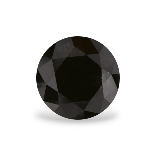 1,78 Karat natürlicher schwarzer runder Diamant (GIA-geprüft)