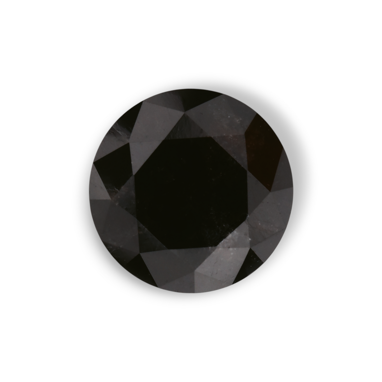1,78 Karat natürlicher schwarzer runder Diamant (GIA-geprüft)