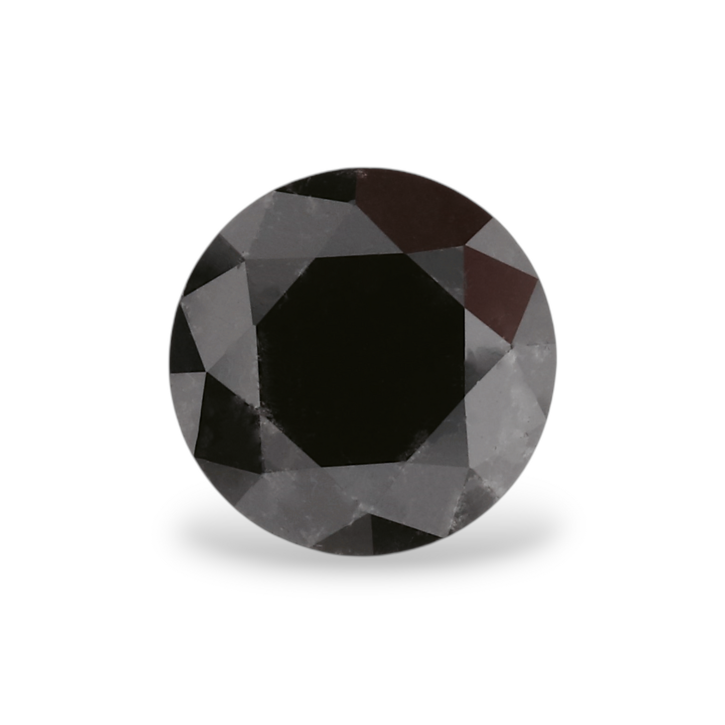 0,99 Karat Natürlicher Schwarzer Runder Diamant GIA