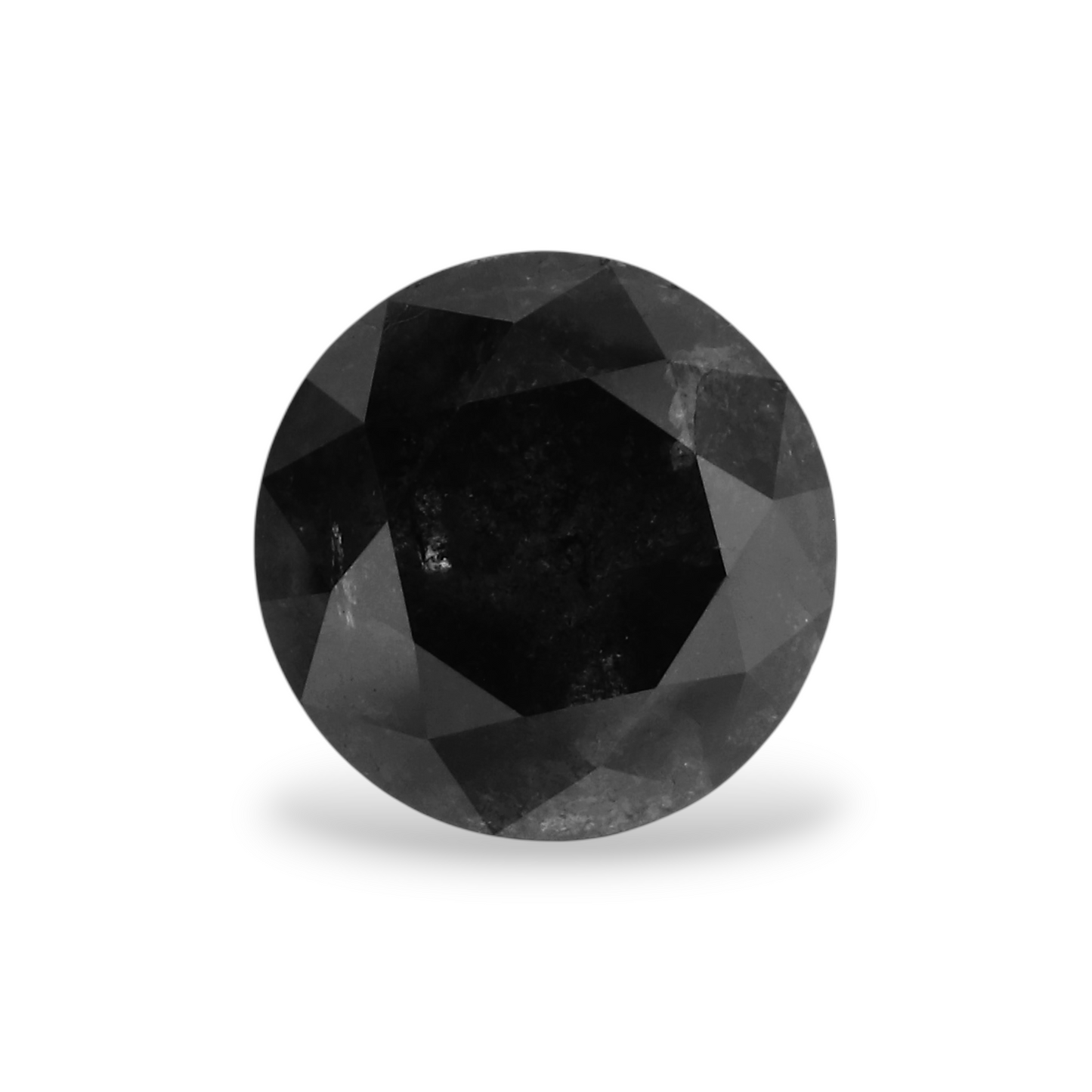 1,4 Karat natürlicher schwarzer runder Diamant (GIA)