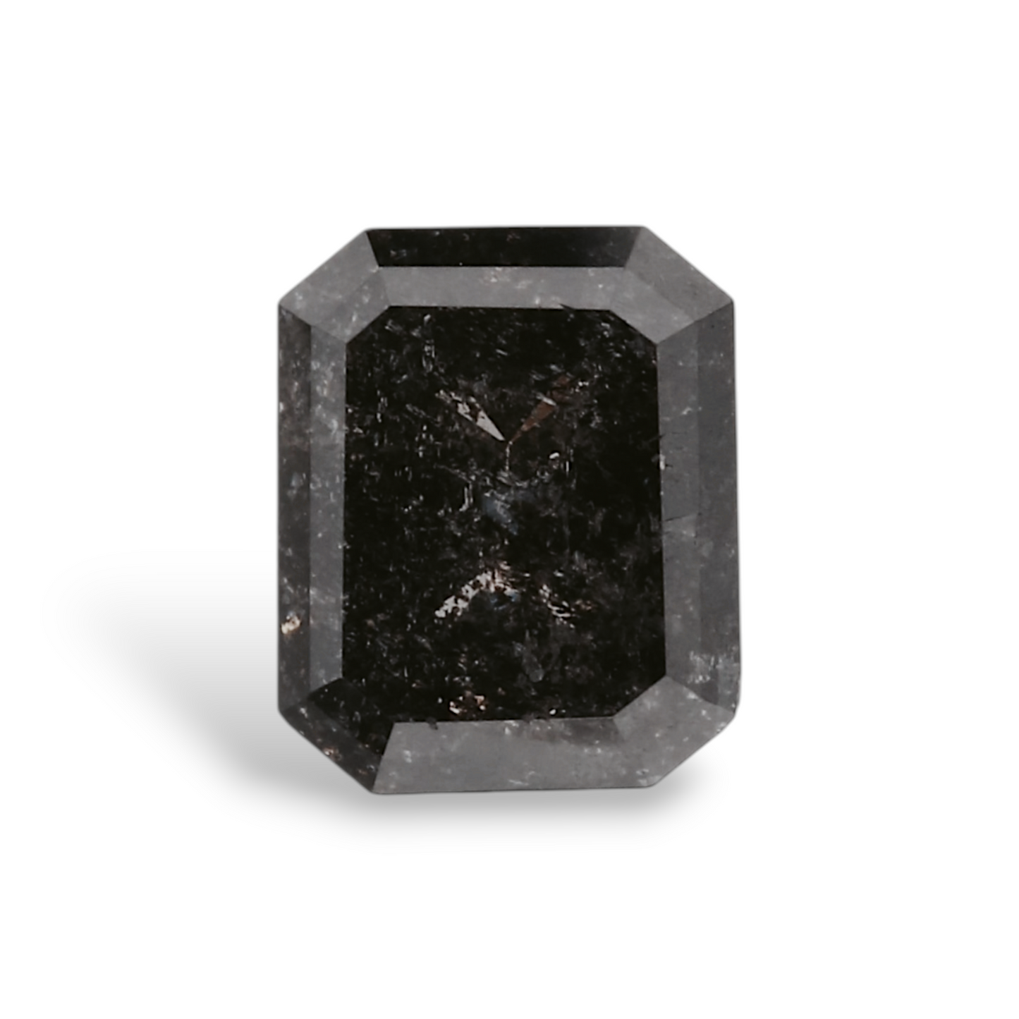 0,71 Karat natürlicher schwarzer Smaragd-Diamant (GIA-zertifiziert)
