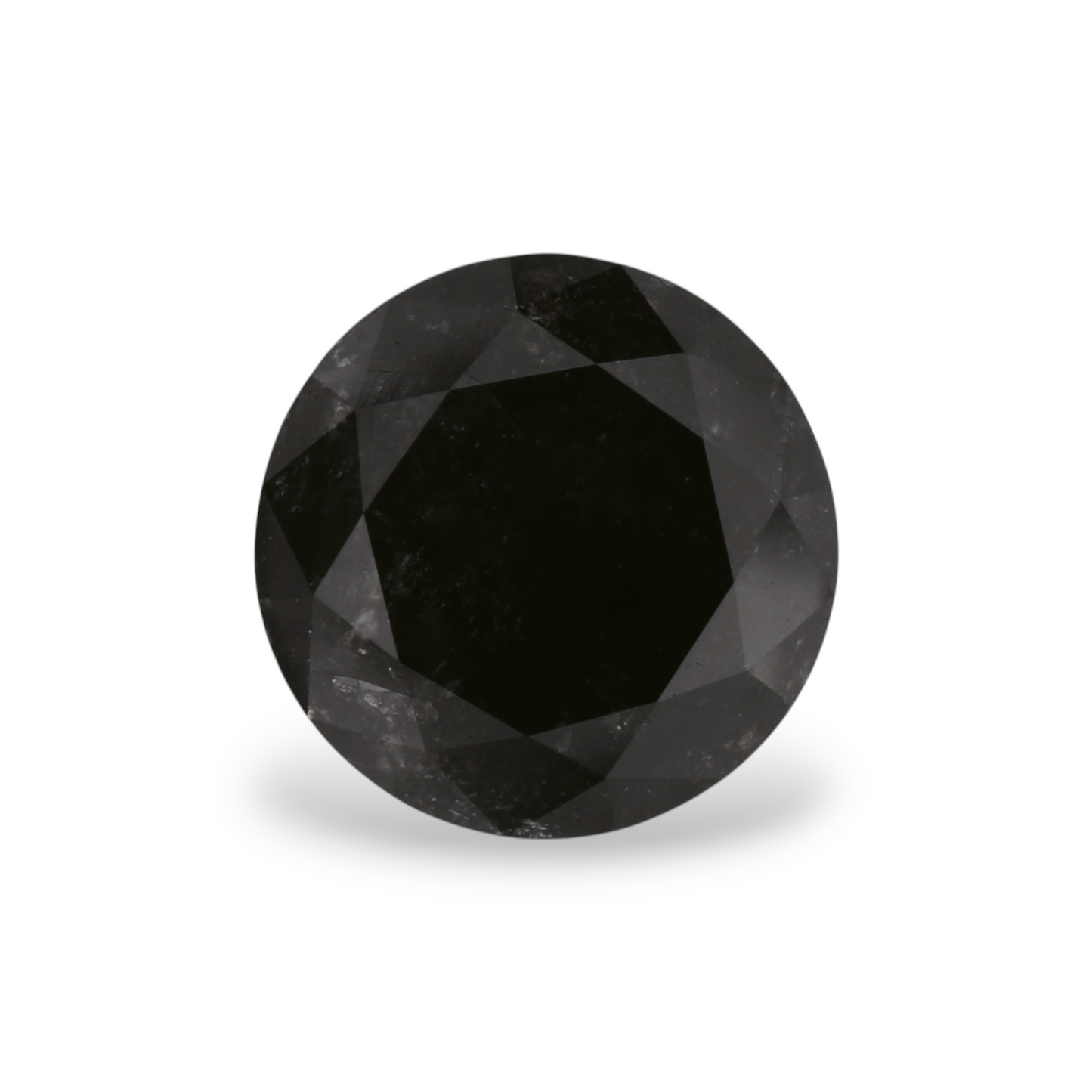 1,85 Karat natürlicher schwarzer runder Diamant (GIA)
