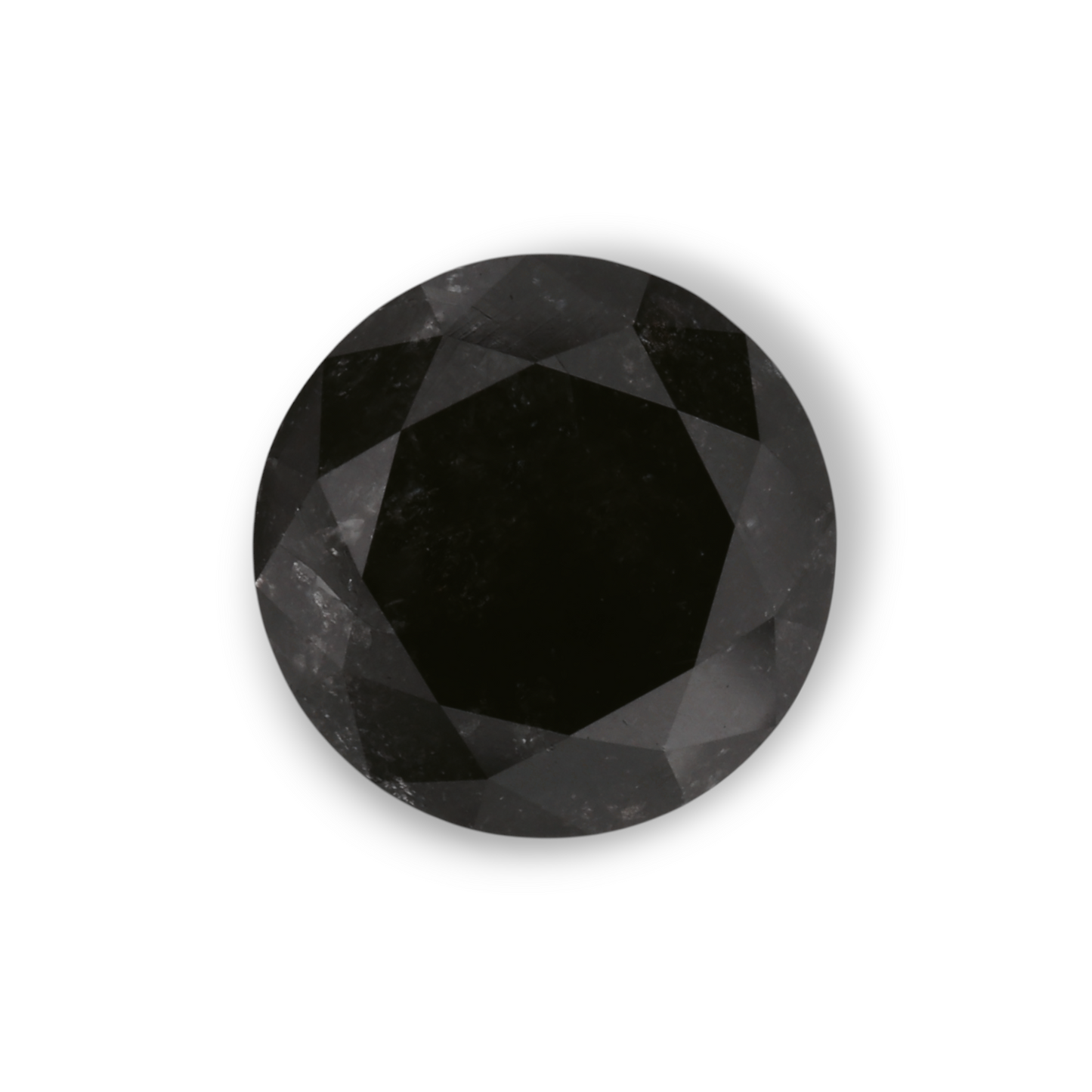 1,85 Karat natürlicher schwarzer runder Diamant (GIA)