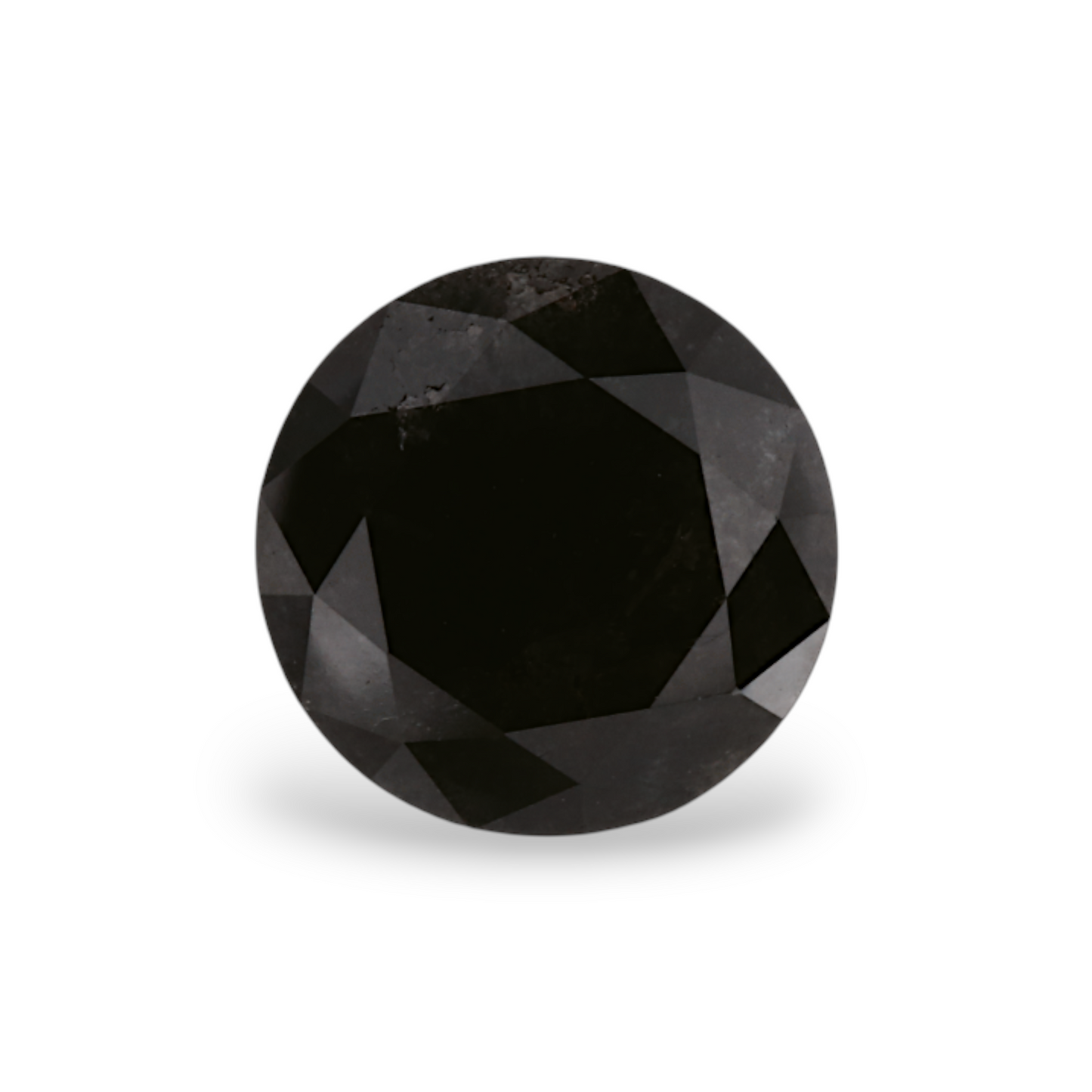 1,77 Karat natürlicher schwarzer runder Diamant (GIA)