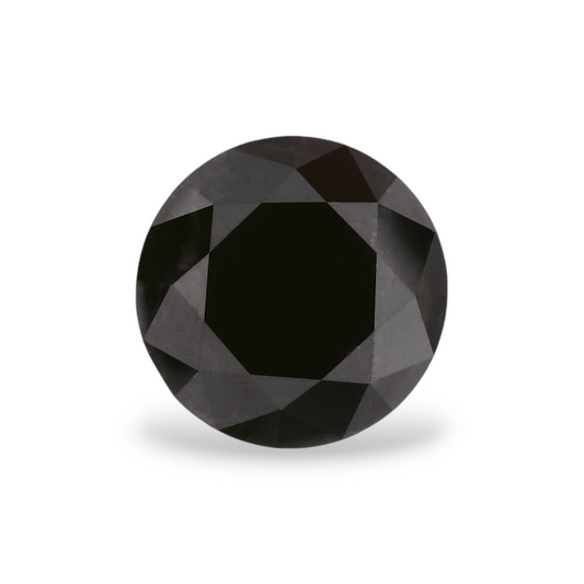 1,65 Karat natürlicher schwarzer runder Diamant (GIA)