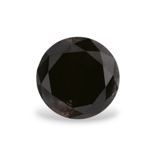 1,14 Karat natürlicher schwarzer runder Diamant (GIA)