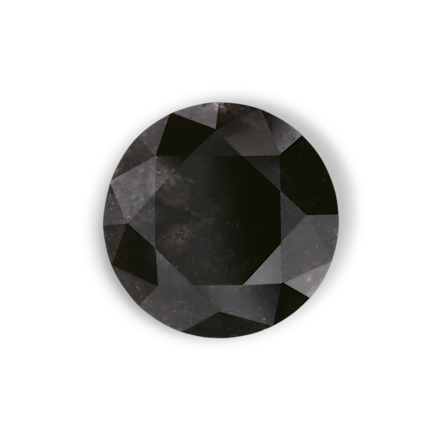 1,19 Karat natürlicher schwarzer runder Diamant (GIA)