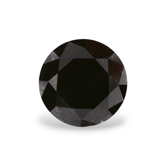 1,15 Karat natürlicher schwarzer runder Diamant (GIA)