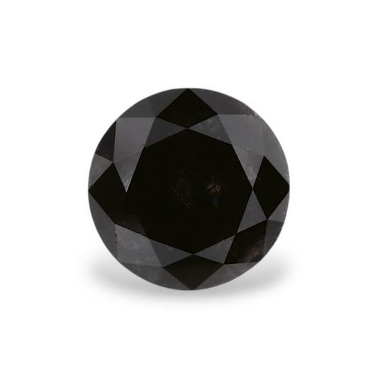 1,15 Karat natürlicher schwarzer runder Diamant (GIA)