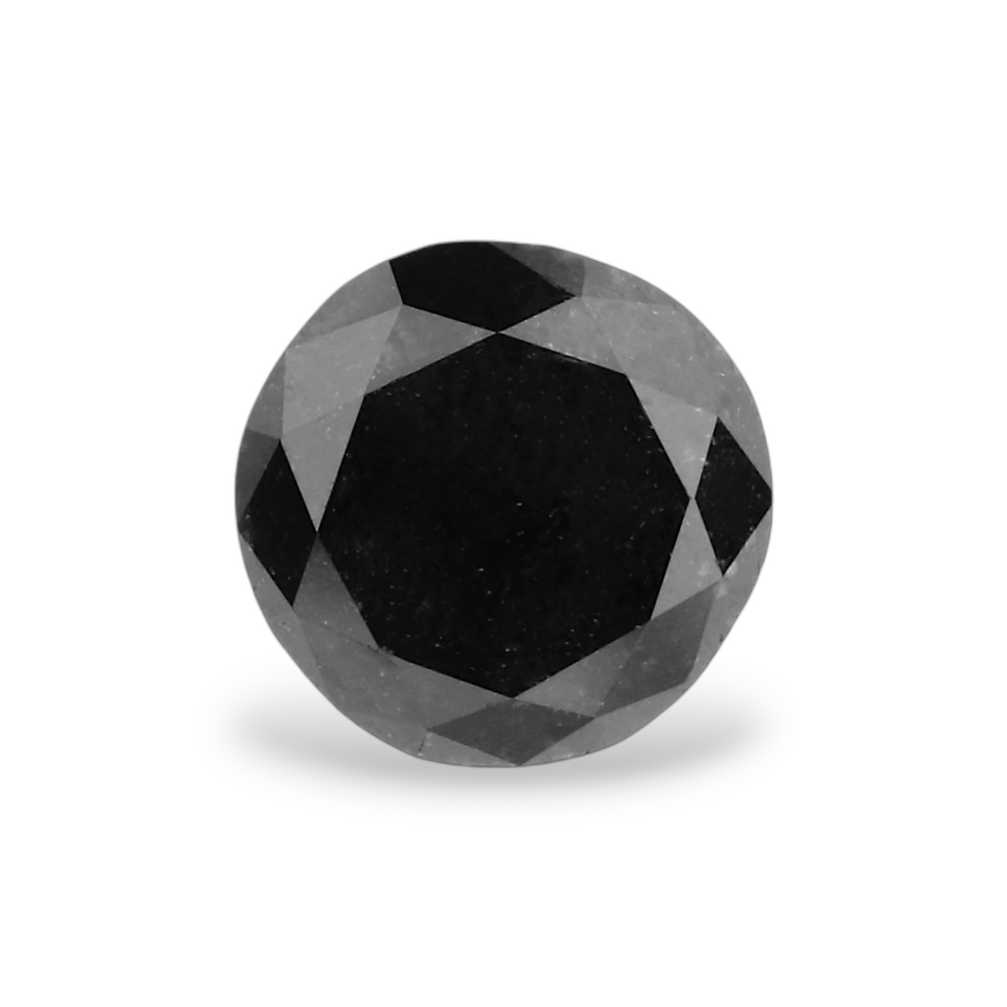 0,95 Karat natürlicher schwarzer runder Diamant (GIA)