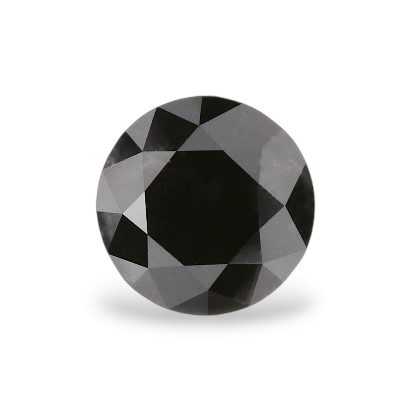 0,95 Karat natürlicher schwarzer runder Diamant (GIA)