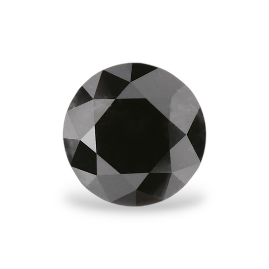 0,95 Karat natürlicher schwarzer runder Diamant (GIA)