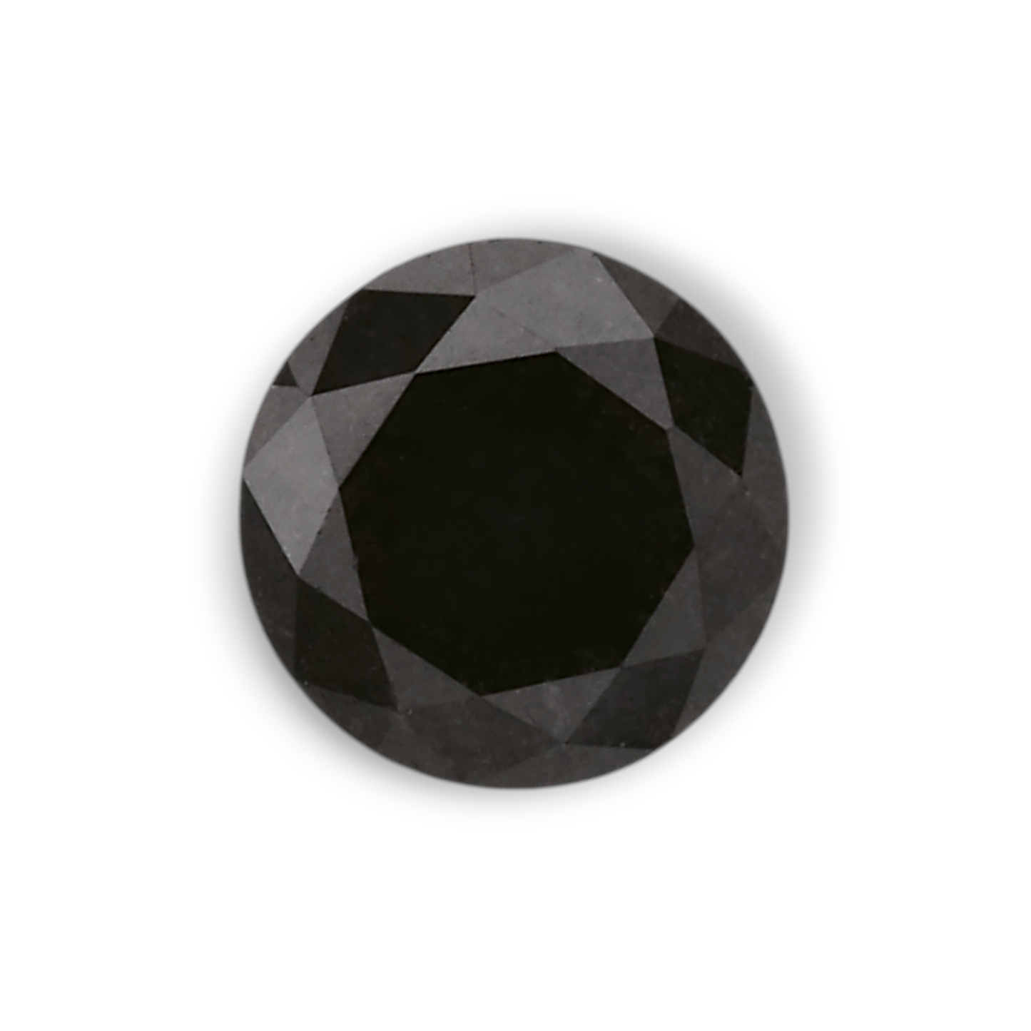 0,45 Karat natürlicher schwarzer runder Diamant (GIA)