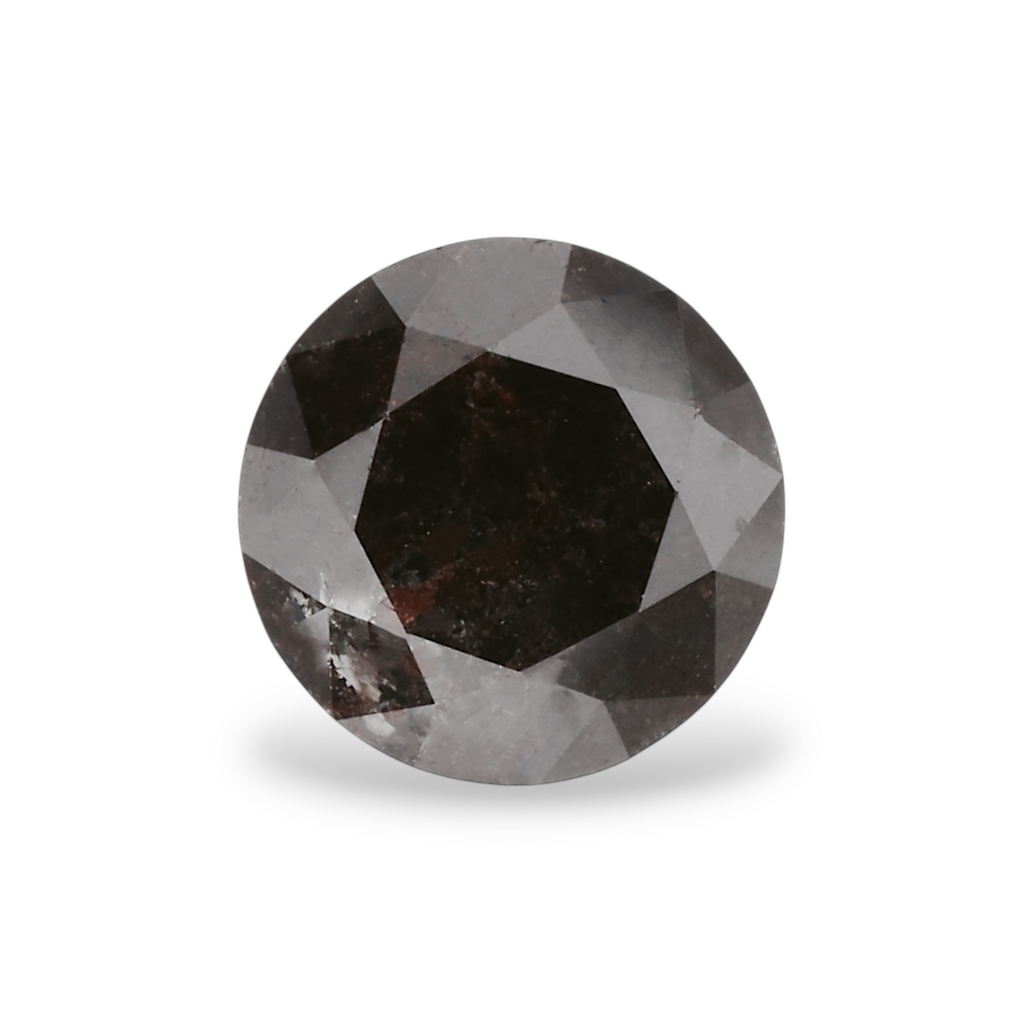 0,95 Karat natürlicher schwarzer runder Diamant (GIA)