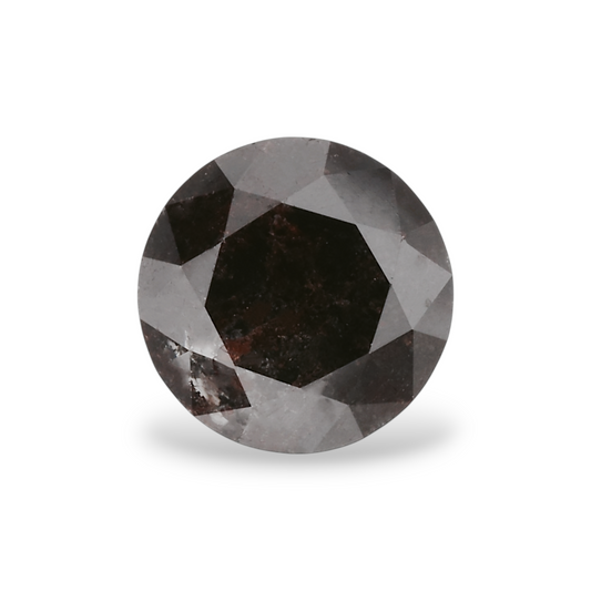 0,95 Karat natürlicher schwarzer runder Diamant (GIA)