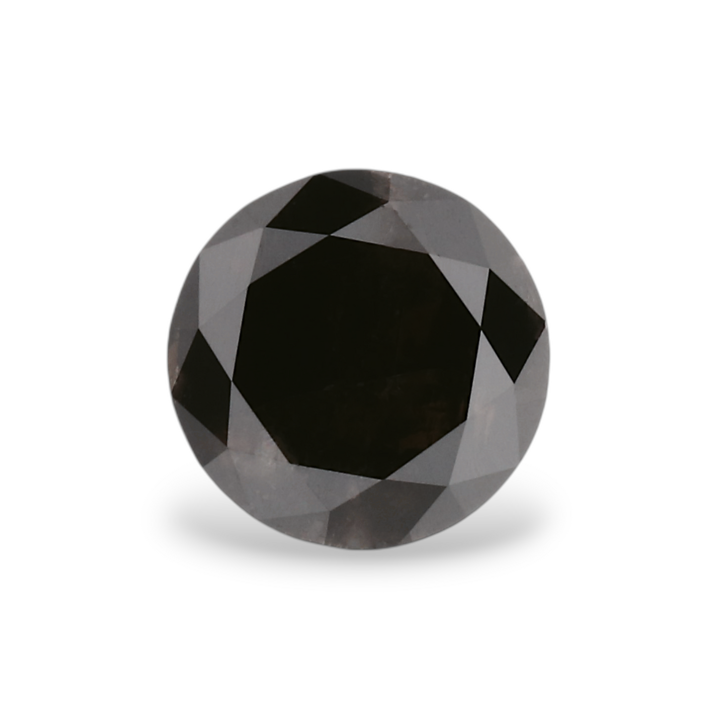 1,03 Karat Natürlicher Schwarzer Runder Diamant GIA