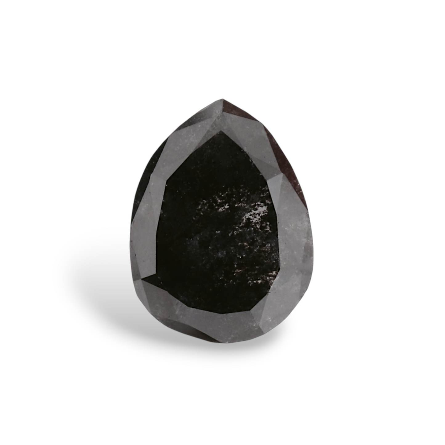 0,96 Karat natürlicher schwarzer Birnendiamant (GIA-geprüft)