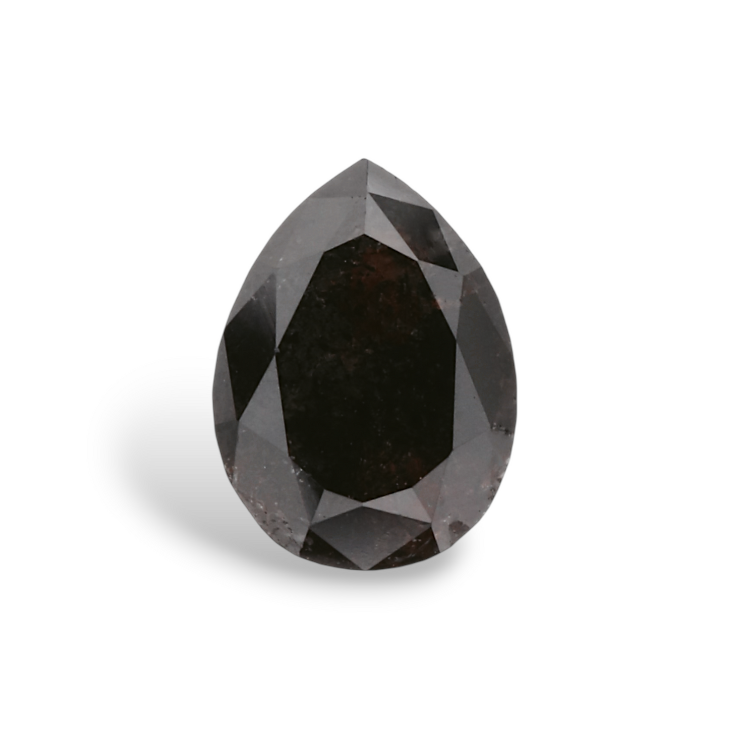 0,97 Karat natürlicher schwarzer Birnendiamant (GIA-geprüft)