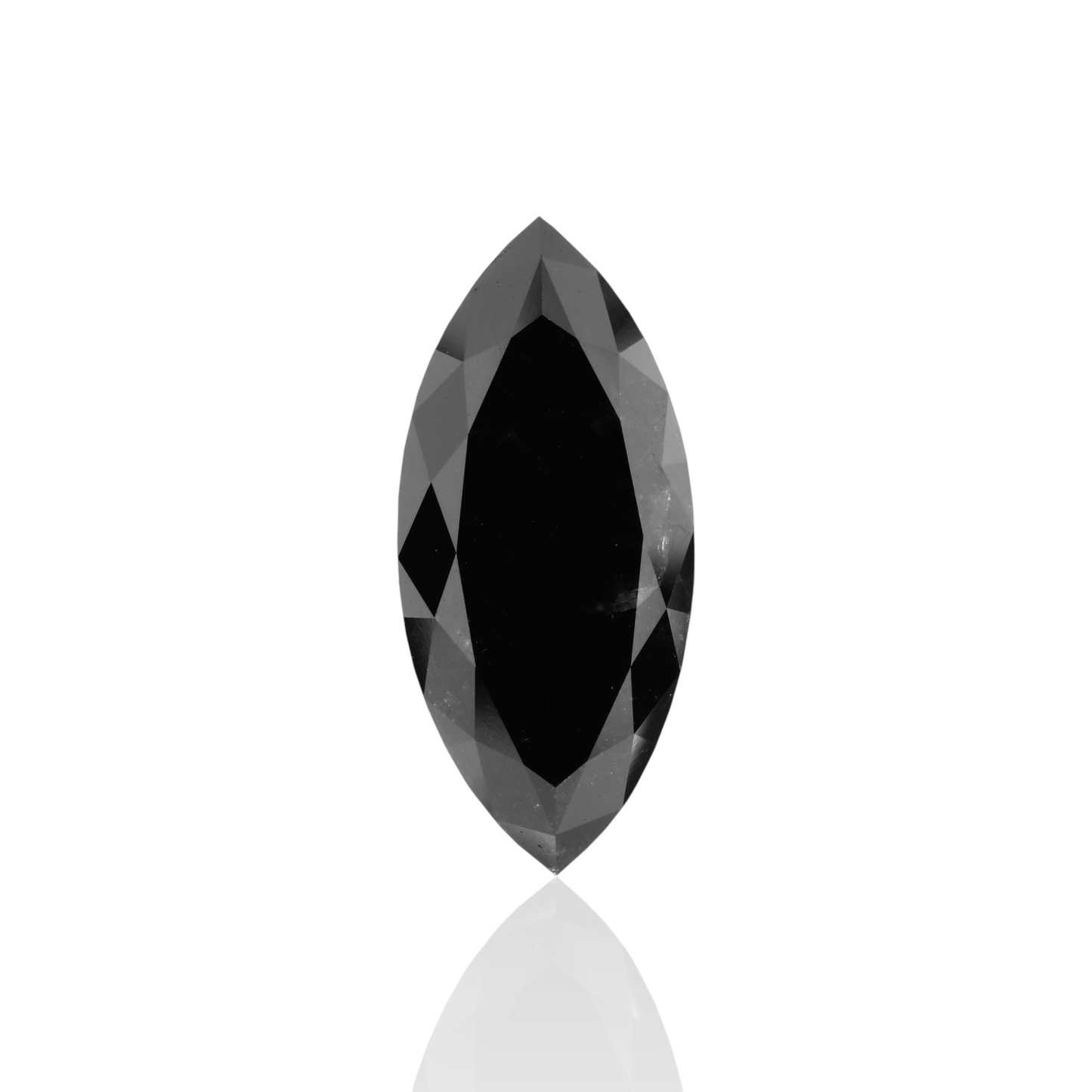 7,36 Karat natürlicher schwarzer Marquise-Diamant, GIA-zertifiziert