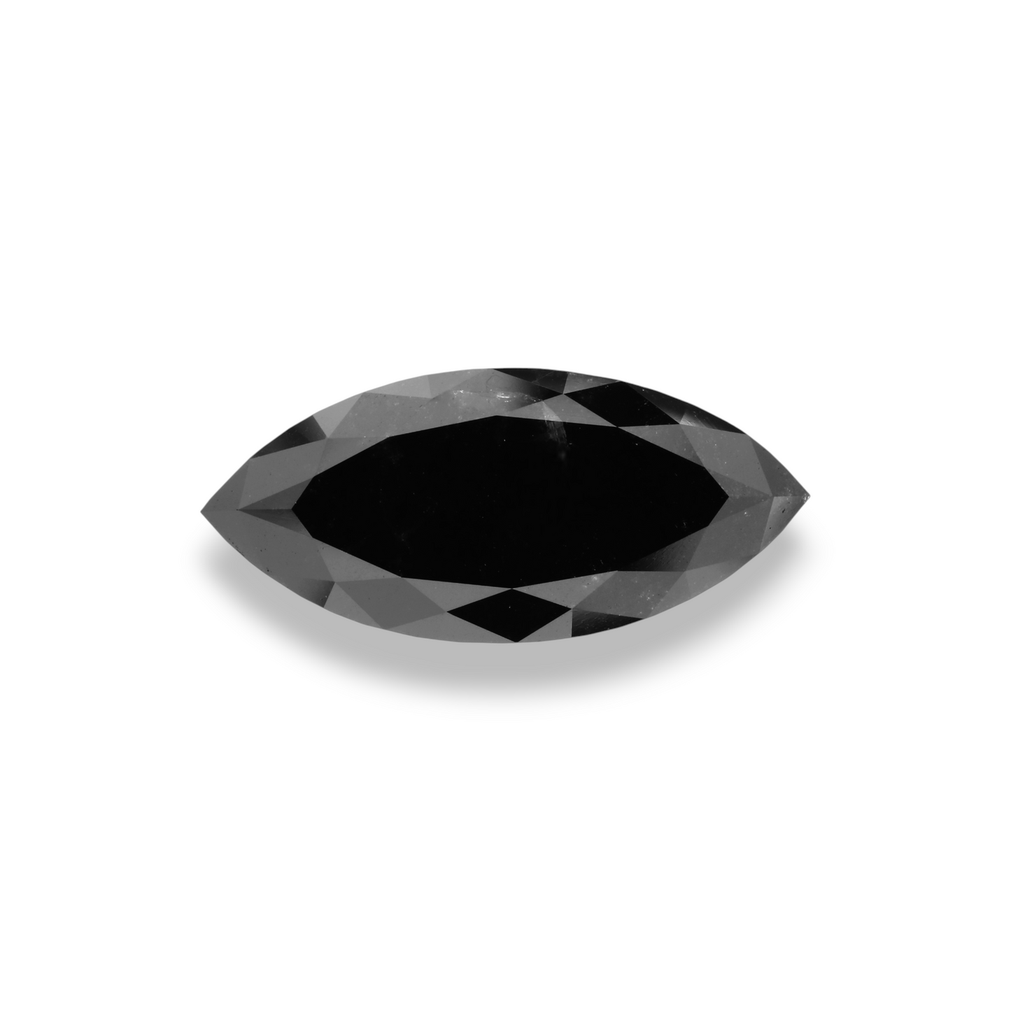 7,36 Karat natürlicher schwarzer Marquise-Diamant, GIA-zertifiziert