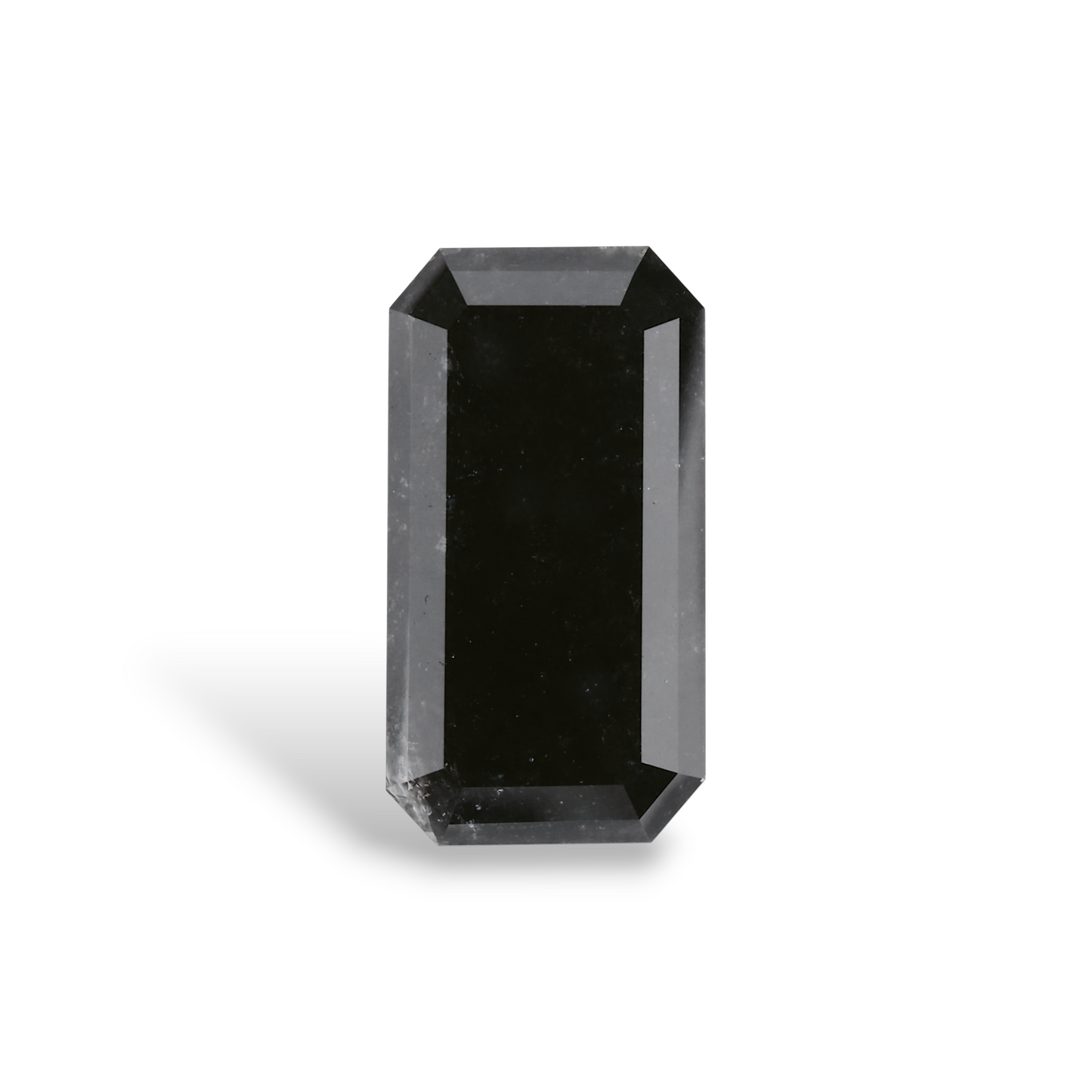 4,44 Karat natürlicher schwarzer Smaragd-Diamant, GIA-zertifiziert