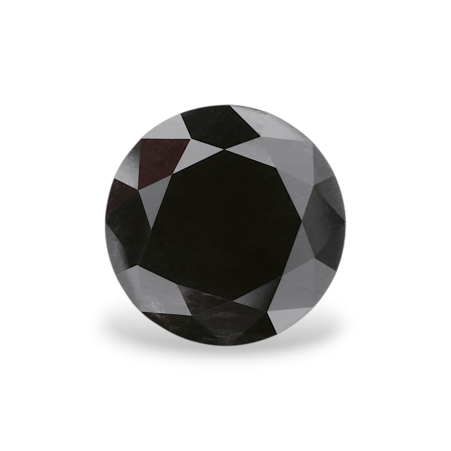 2,25 Karat natürlicher schwarzer runder Diamant (GIA)