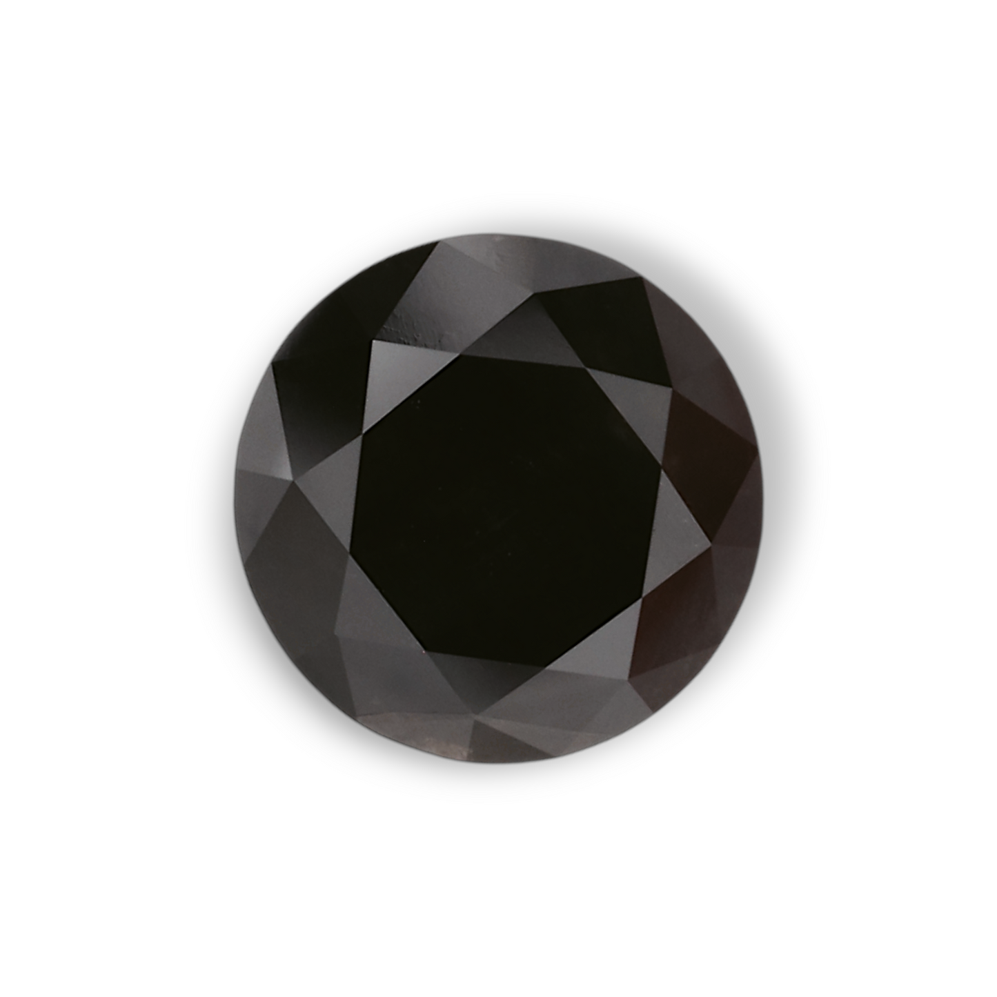 1,21 Karat Natürlicher Schwarzer Runder Diamant GIA