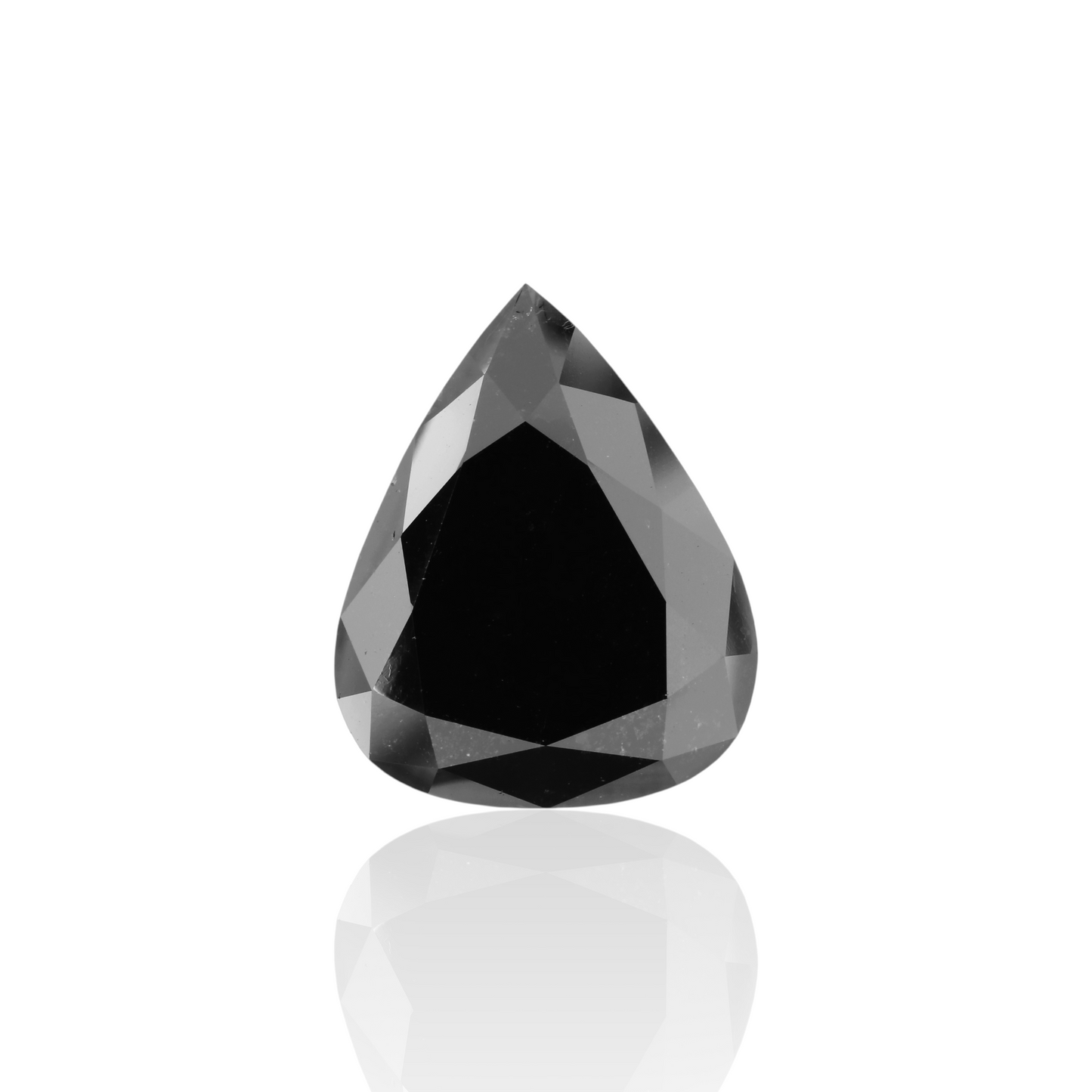 10,08 Karat natürlicher schwarzer Birnendiamant (GIA-geprüft)