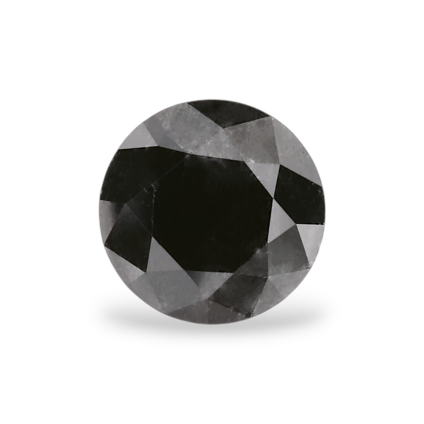 0,99 Karat Natürlicher Schwarzer Runder Diamant GIA