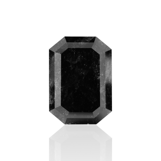 8,93 Karat natürlicher schwarzer Smaragd-Diamant (GIA)