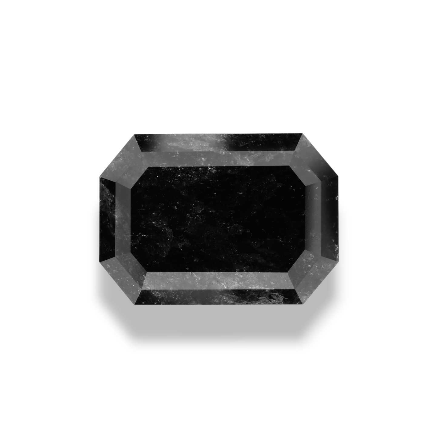 8,93 Karat natürlicher schwarzer Smaragd-Diamant (GIA)