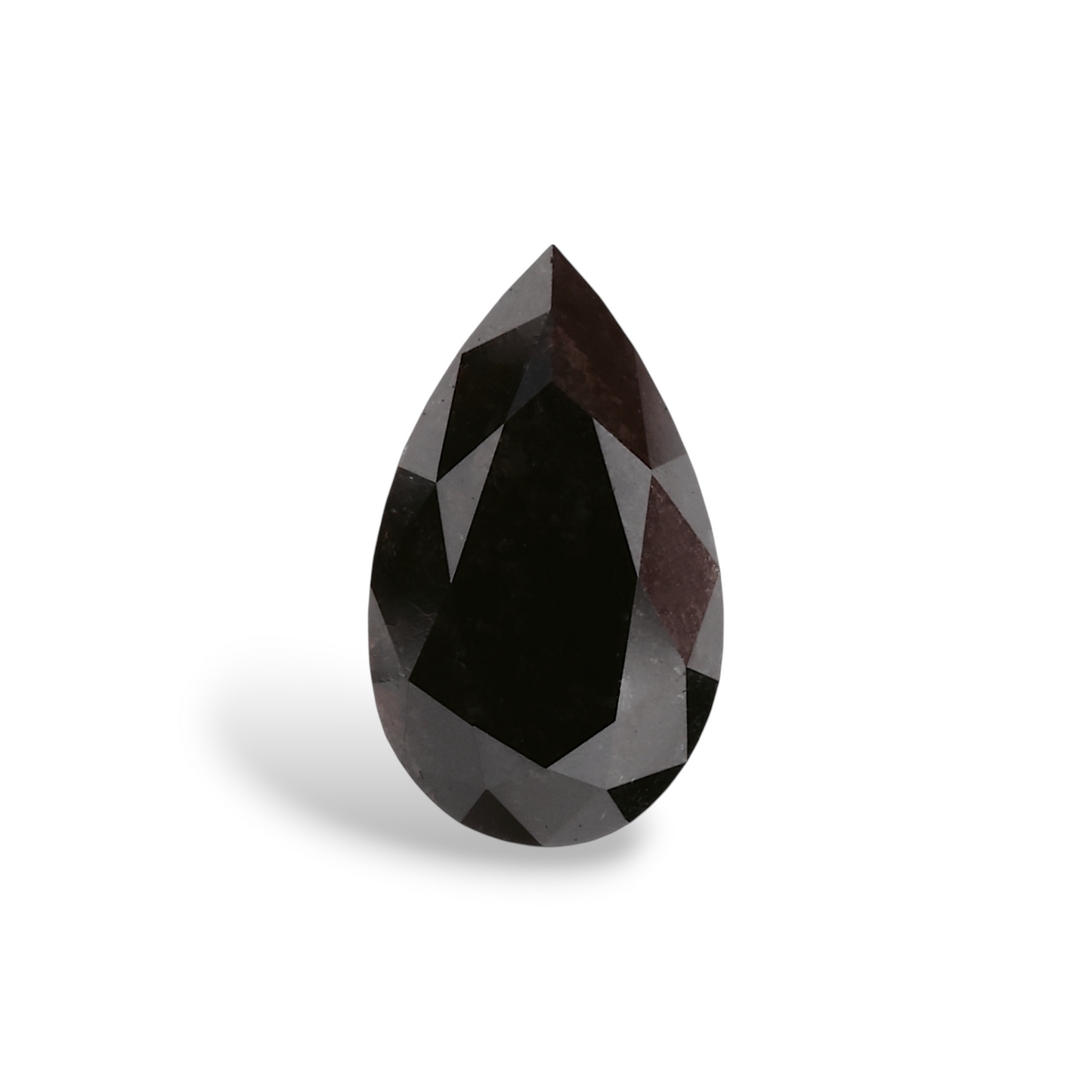 0,64 Karat natürlicher schwarzer Birnendiamant (GIA-geprüft)