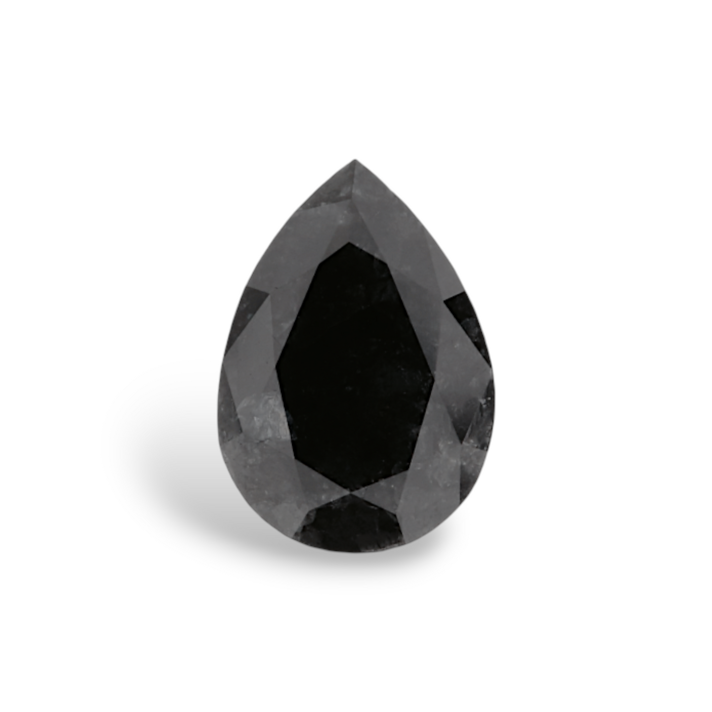 1,01 Karat natürlicher schwarzer Birnendiamant (GIA-geprüft)