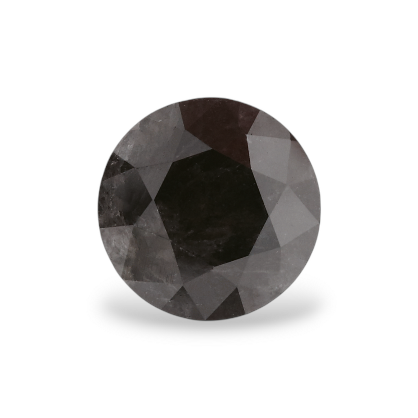 1,02 Karat Natürlicher Schwarzer Runder Diamant GIA