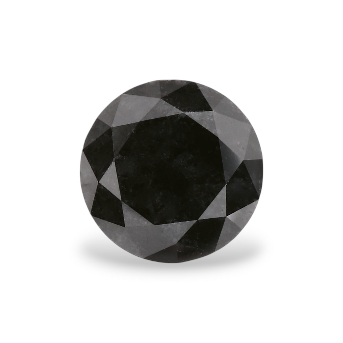 1,03 Karat Natürlicher Schwarzer Runder Diamant GIA