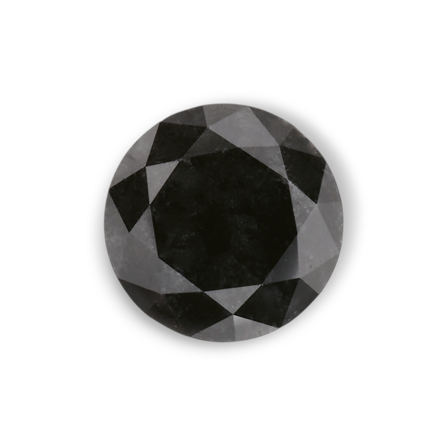 1,03 Karat Natürlicher Schwarzer Runder Diamant GIA