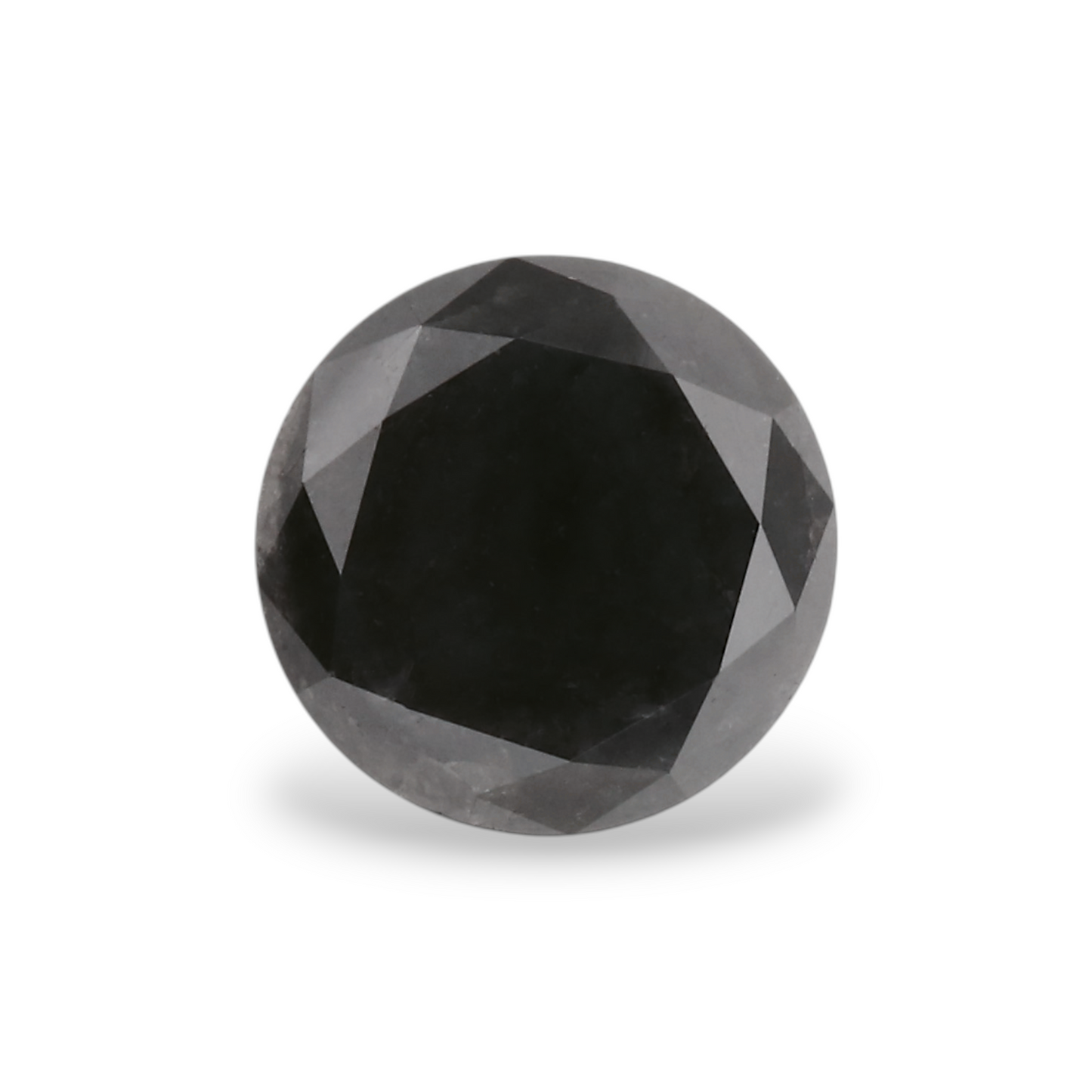 0,98 Karat Natürlicher Schwarzer Runder Diamant GIA