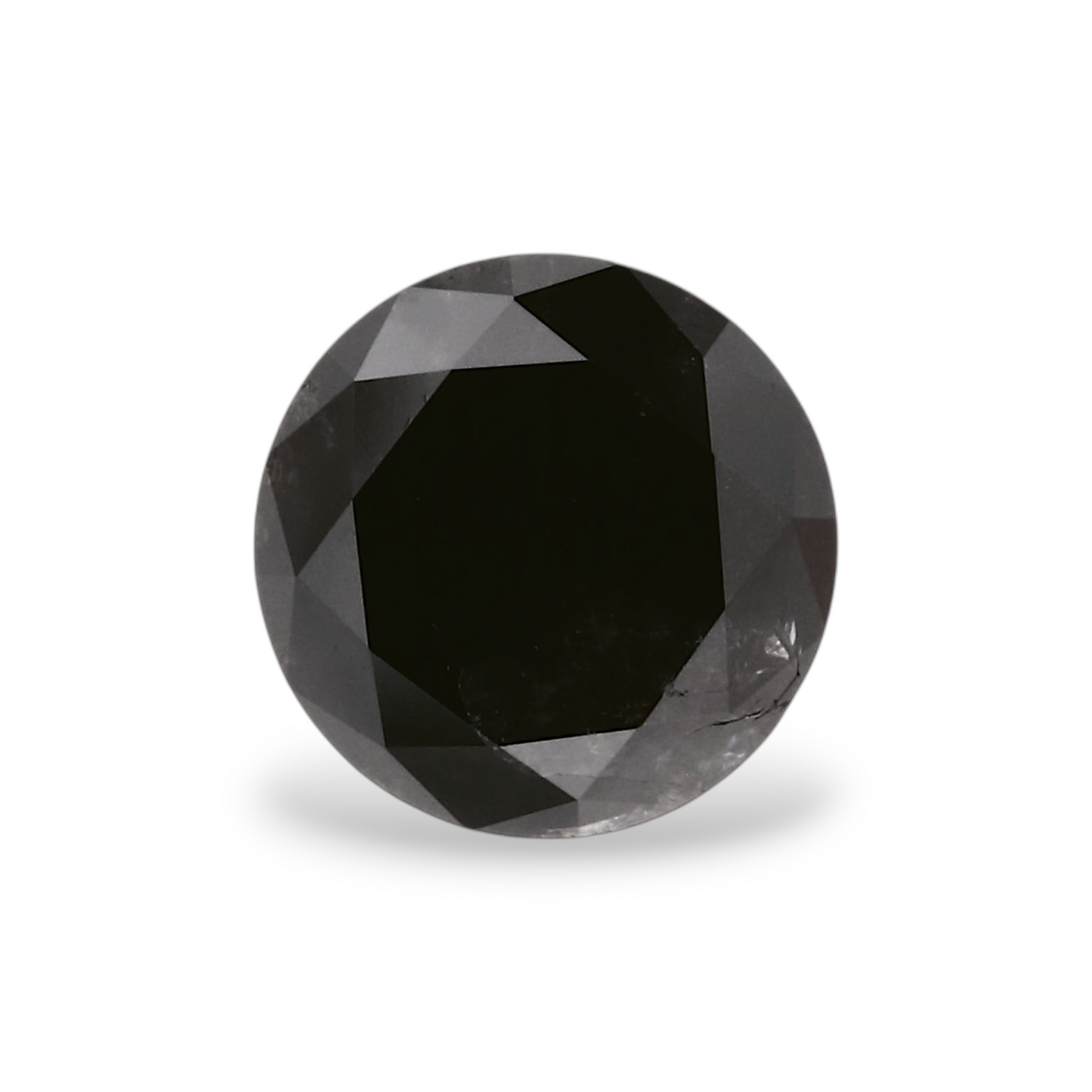 1,11 Karat Natürlicher Schwarzer Runder Diamant GIA