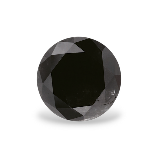 1,11 Karat Natürlicher Schwarzer Runder Diamant GIA