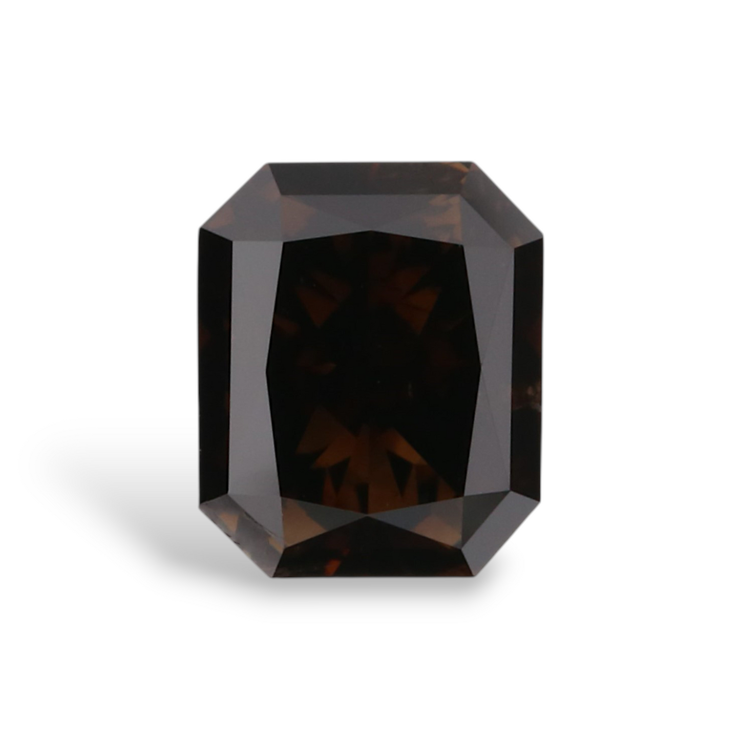 1,26 Karat natürlicher dunkelbrauner Diamant mit strahlendem Glanz (GIA-zertifiziert)
