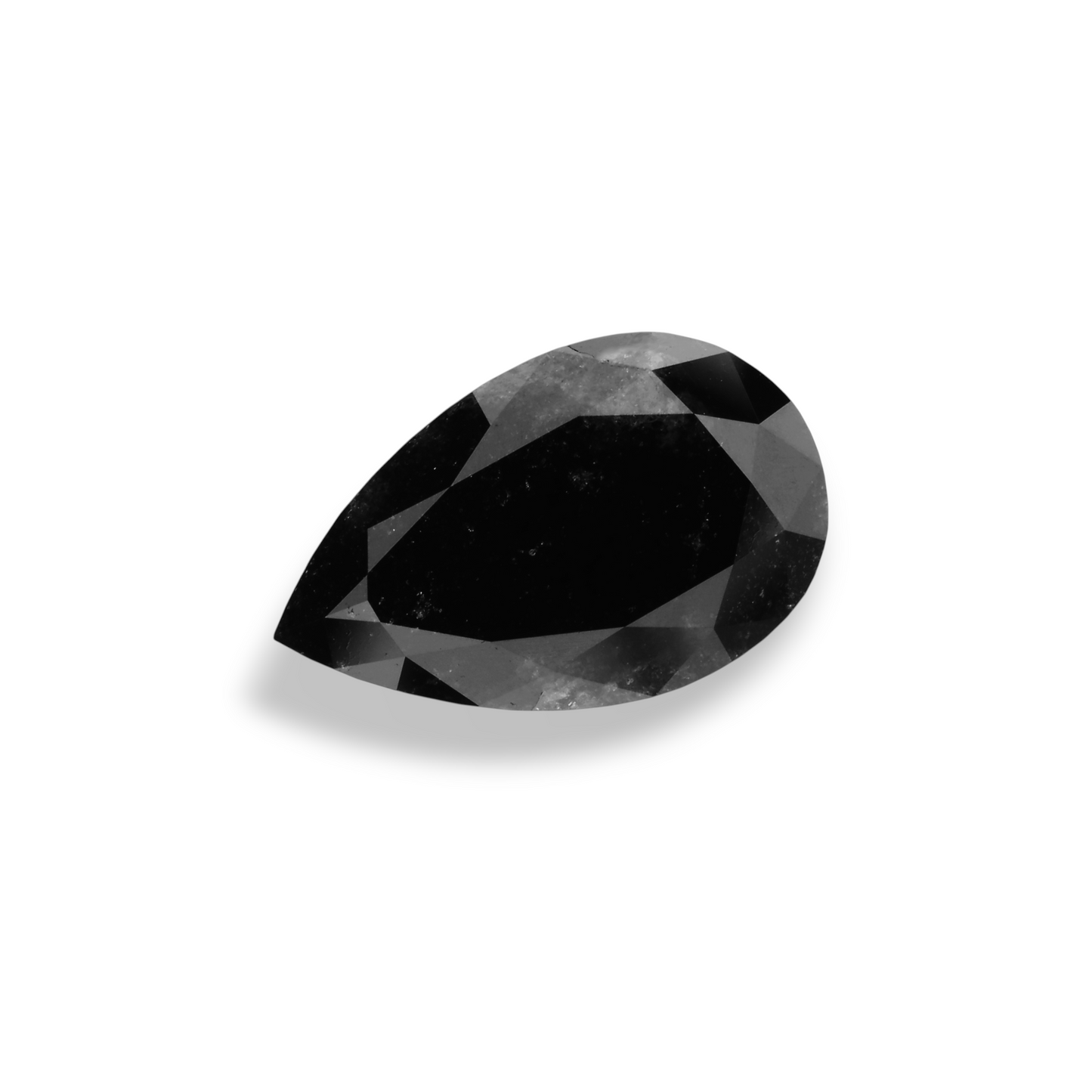3,60 Karat natürlicher schwarzer Birnendiamant (GIA-geprüft)