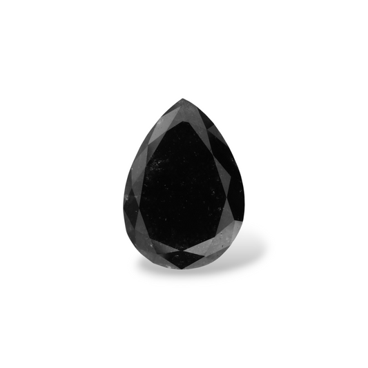 4,82 Karat natürlicher schwarzer Birnendiamant (GIA-geprüft)