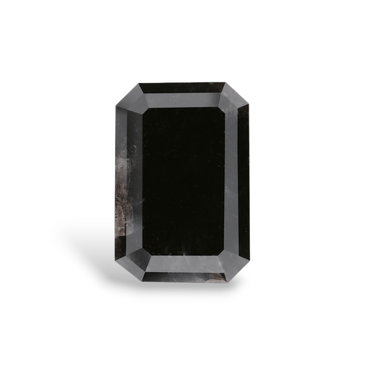 5,03 Karat natürlicher schwarzer Smaragd-Diamant, GIA-zertifiziert