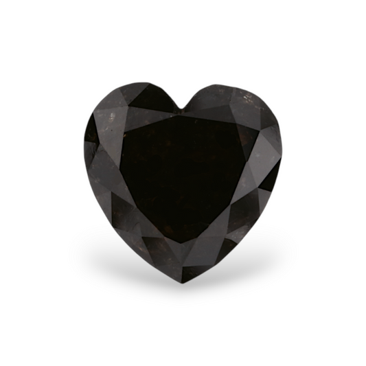 1,74 Karat natürlicher schwarzer Herzdiamant (GIA-geprüft)