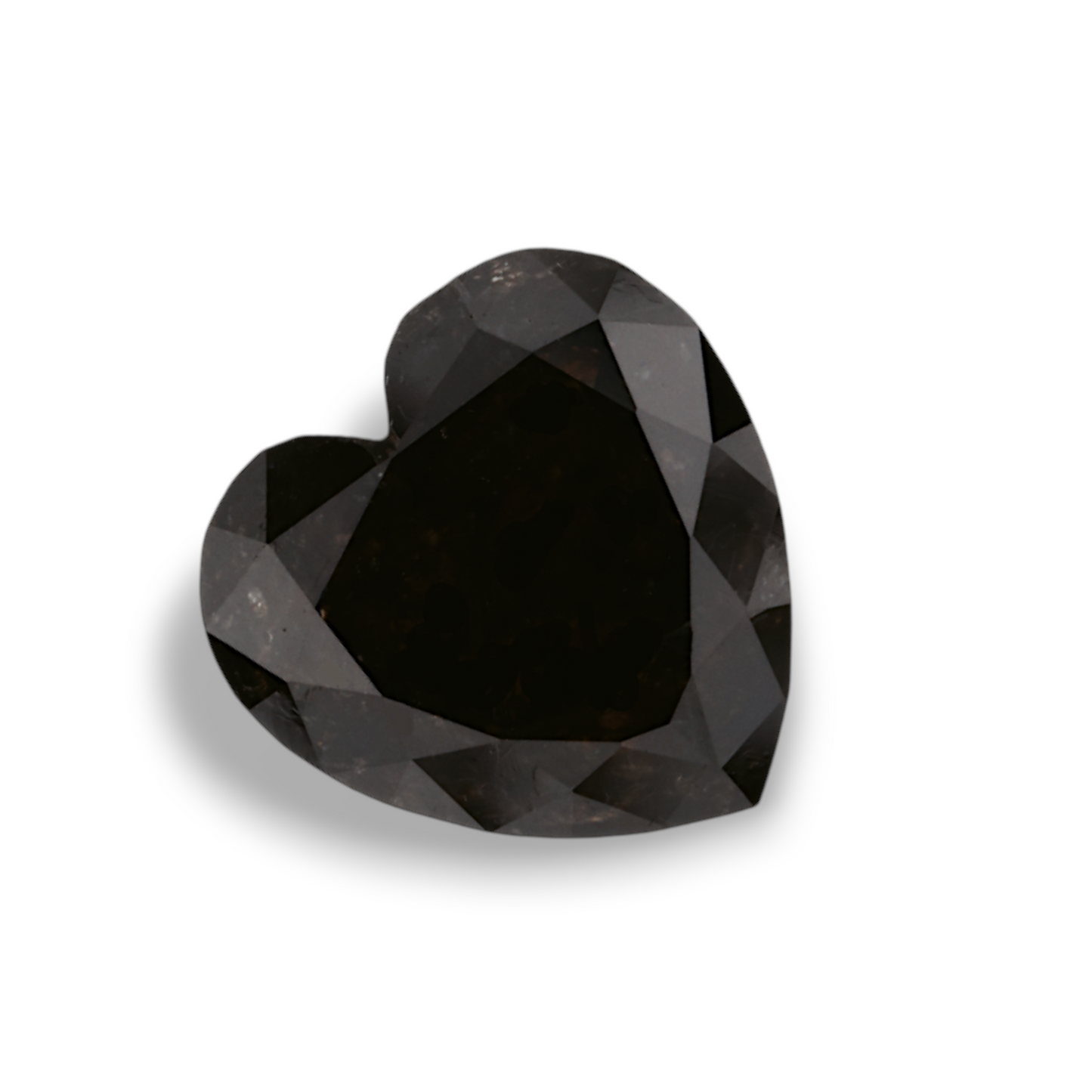 1,74 Karat natürlicher schwarzer Herzdiamant (GIA-geprüft)